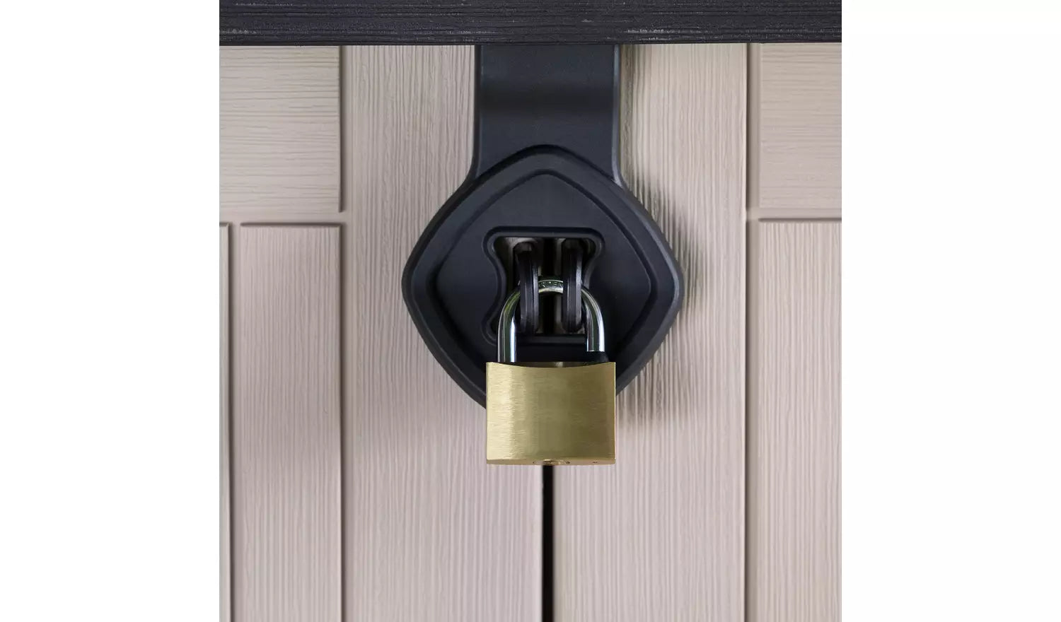 Keter Store-It-Out Midi 880L Plastic Garden Storage β Beige & Brown - Image 7